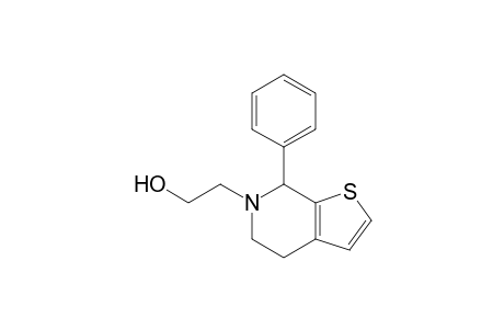 Thieno[2,3-c]pyridine-6(5H)-ethanol, 4,7-dihydro-7-phenyl-, (.+-.)-