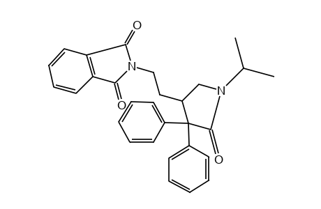 N-[2-(4,4-diphenyl-1-isopropyl-5-oxo-3-pyrrolidinyl)ethyl]phthalimide