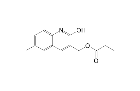 (2-hydroxy-6-methyl-3-quinolinyl)methyl propionate