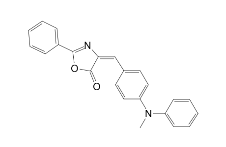 (4E)-4-[4-(Methylanilino)benzylidene]-2-phenyl-1,3-oxazol-5(4H)-one