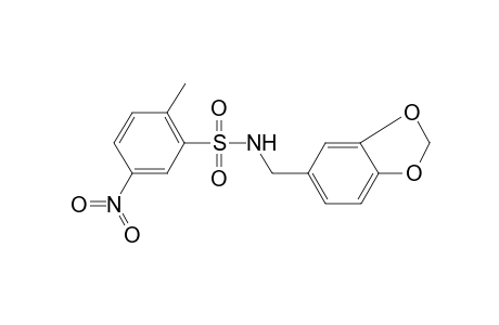 N-(1,3-Benzodioxol-5-ylmethyl)-2-methyl-5-nitrobenzenesulfonamide