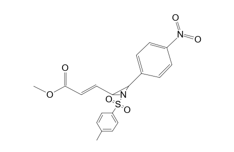 Methyl (2E)-4,5-[(4-methylphenyl)sulfonylimino]-5-(4-nitrophenyl)pent-2-enoate
