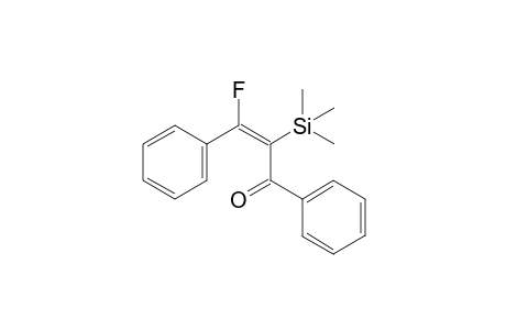 (Z)-3-Fluoro-2-trimethylsilyl-1,3-diphenylprop-2-en-1-one