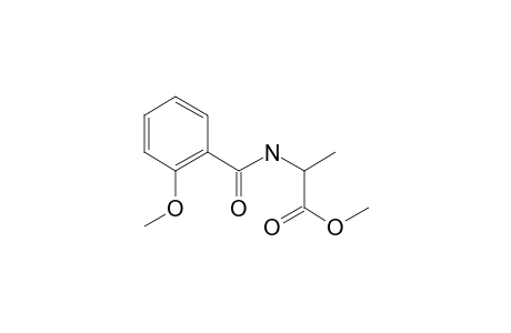 L-Alanine, N-(o-anisoyl)-, methyl ester