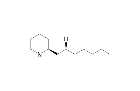 2-Hydroxyheptylpiperidine