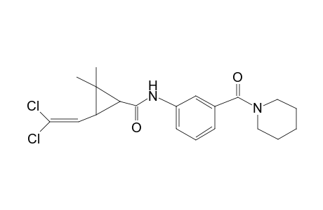 Cyclopropanecarboxamide, 3-(2,2-dichlorovinyl)-2,2-dimethyl-N-[3-(piperidine-1-carbonyl)phenyl]-