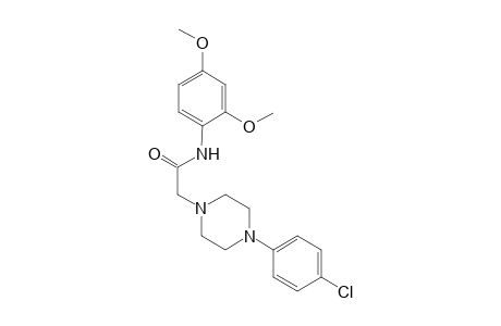 1-piperazineacetamide, 4-(4-chlorophenyl)-N-(2,4-dimethoxyphenyl)-