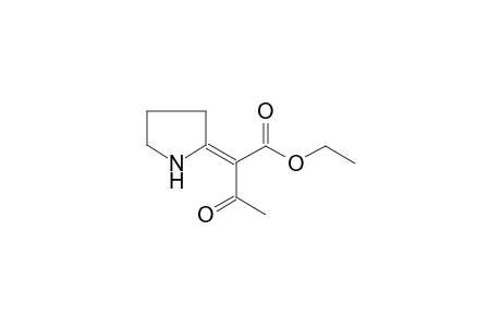 ethyl (2E)-3-oxo-2-(2-pyrrolidinylidene)butanoate