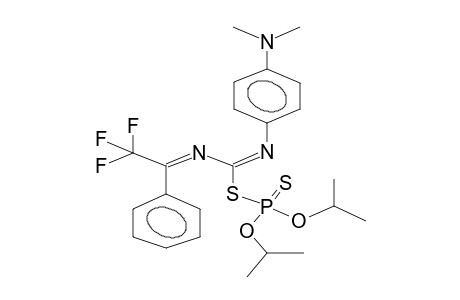 1,1,1-TRIFLUORO-2-PHENYL-5-(4-DIMETHYLAMINOPHENYL)-4-DIISOPROPOXYTHIOPHOSPHORYLTHIO-3,5-DIAZA-2,4-PENTADIENE