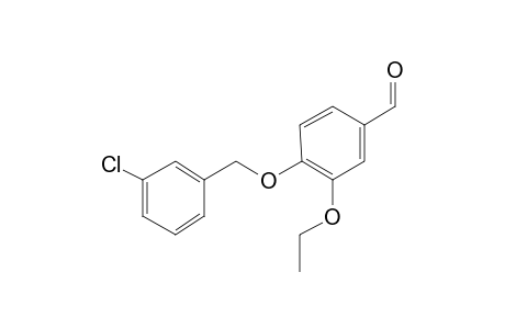 Benzaldehyde, 4-(3-chlorobenzyloxy)-3-ethoxy-