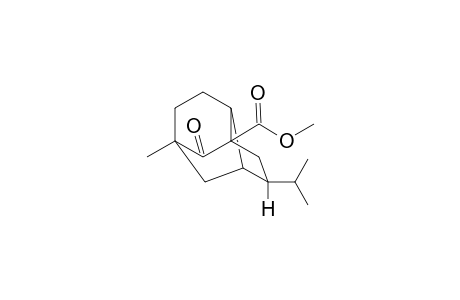 Methyl 5-isopropyl-1-methyl-2-oxobicyclo[4.3.1.0(3,7)]decane-3-carboxylate