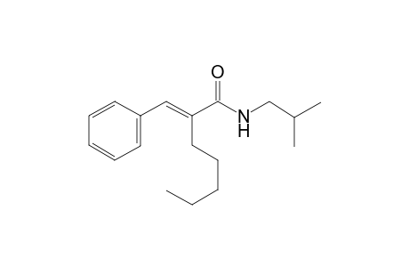 (E)-2-Benzylidene-N-isobutylheptanamide