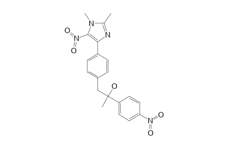 1-[4-(1,2-DIMETHYL-5-NITRO-1H-IMIDAZOL-4-YL)-PHENYL]-2-(4-NITROPHENYL)-PROPAN-2-OL