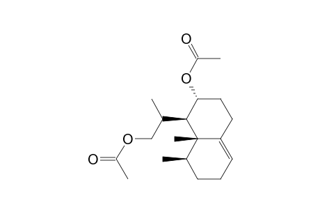 1-Naphthaleneethanol, 2-(acetyloxy)-1,2,3,4,6,7,8,8a-octahydro-.beta.,8,8a-trimethyl-, acetate, [1R-[1.alpha.(S*),2.alpha.,8.beta.,8a.beta.]]-