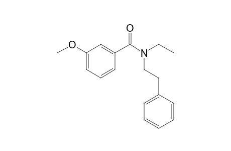 m-Anisoyl amide, N-(2-phenylethyl)-N-ethyl-