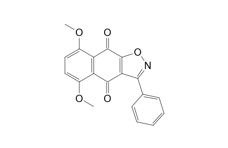 5,8-Dimethoxy-3-phenylnaphtho[2,3-d]isoxazole-4,9-dione
