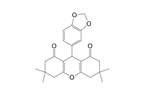9-[3,4-(methylenedioxy)phenyl]-3,4,6,7-tetrahydro-3,3,6,6-tetramethylxanthene-1,8(2H,5H)-dione