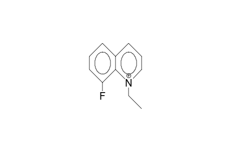 8-Fluoro-1-ethyl-quinolinium cation