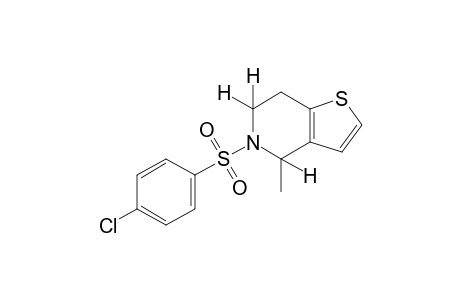 5-[(p-chlorophenyl)sulfonyl]-4-methyl-4,5,6,7-tetrahydrothieno[3,2-c]pyridine