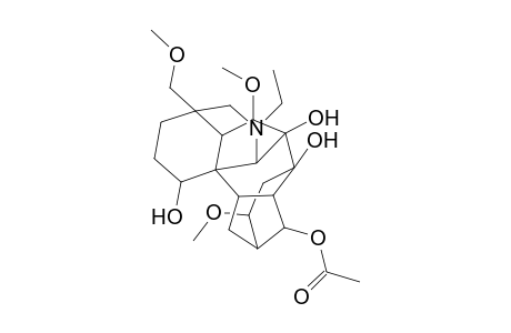 Aconitane-1,7,8,14-tetrol, 20-ethyl-6,16-dimethoxy-4-(methoxymethyl)-, 14-acetate, (1.alpha.,6.beta.,14.alpha.,16.beta.)-