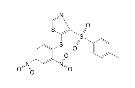 5-[(2,4-dinitrophenyl)thio]-4-(p-tolylsulonyl)thiazole