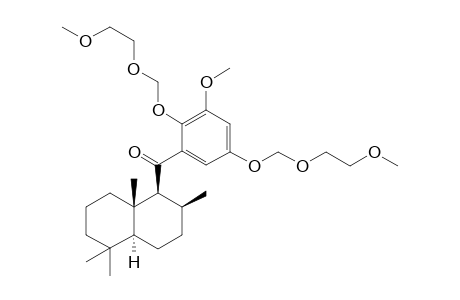 (-)-11-[3'-METHOXY-2',5'-BIS-[(2''-METHOXYETHOXY)-METHOXY]-PHENYL]-DRIMAN-11-ONE