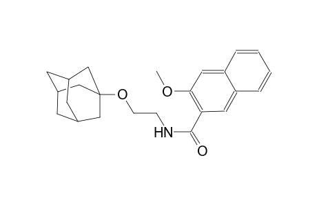 2-naphthalenecarboxamide, 3-methoxy-N-[2-(tricyclo[3.3.1.1~3,7~]dec-1-yloxy)ethyl]-