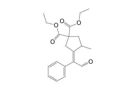 Diethyl (Z)-3-methyl-4-(2-oxo-1-phenylethylidene)cyclopentane-1,1-dicarboxylate