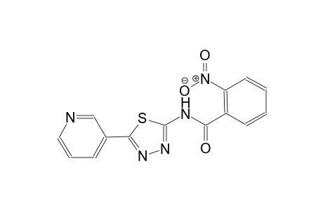 2-nitro-N-[5-(3-pyridinyl)-1,3,4-thiadiazol-2-yl]benzamide