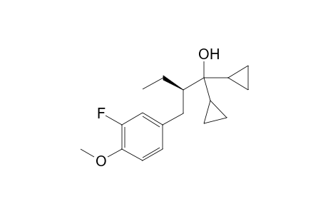 (R)-1,1-dicyclopropyl-2-(3-fluoro-4-methoxybenzyl)butan-1-ol