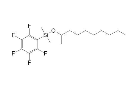 Decan-2-ol, dimethylpentafluorophenylsilyl ether