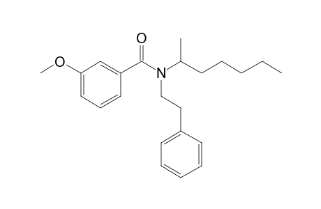 m-Anisoyl amide, N-(2-phenylethyl)-N-(2-heptyl)-