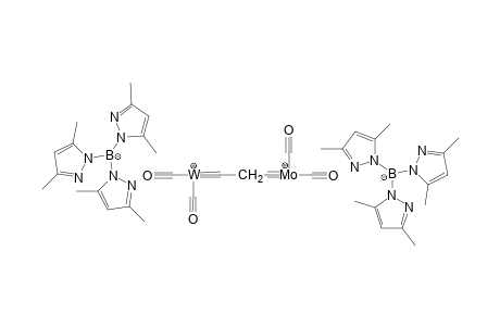 [HYDRIDOTRIS-(3,5-DIMETHYLPYRAZOLYL)-BORATE]-(CO)(2)-W=C-CH2-C=MO-(CO)(2)-[HYDRIDOTRIS-(3,5-DIMETHYLPYRAZOLYL)-BORATE]