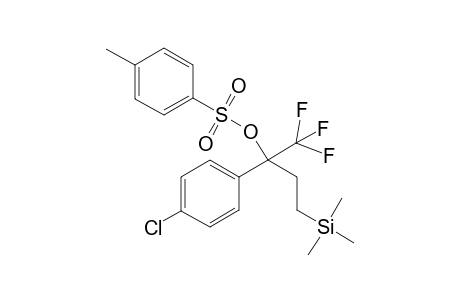 2-(4-Chlorophenyl)-1,1,1-trifluoro-4-(trimethylsilyl)butan-2-yl 4- methylbenzenesulfonate