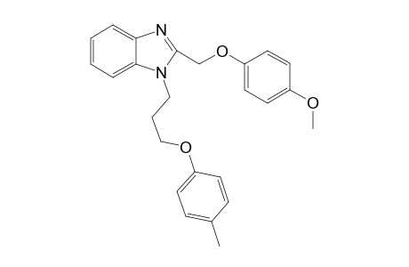 1H-1,3-Benzimidazole, 2-[(4-methoxyphenoxy)methyl]-1-[3-(4-methylphenoxy)propyl]-