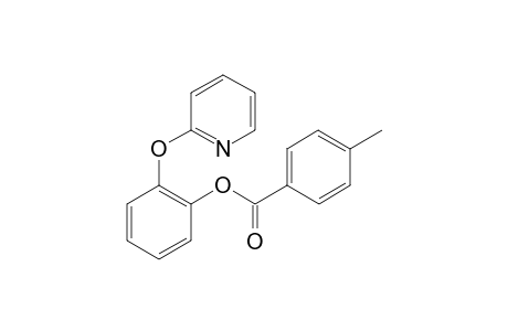 2-(Pyridin-2-yloxy)phenyl 4-methylbenzoate