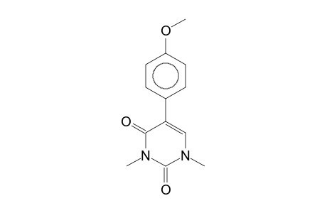 5-(4-METHOXYPHENYL)-1,3-DIMETHYL-PYRIMIDINE-2,4(1H,3H)-DIONE