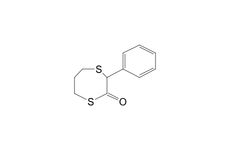 1,4-Dithiepan-2-one, 3-phenyl-