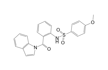 N-(2-(1H-indole-1-carbonyl)phenyl)-4-methoxybenzenesulfonamide