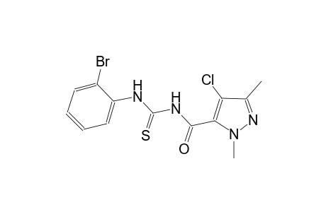 N-(2-bromophenyl)-N'-[(4-chloro-1,3-dimethyl-1H-pyrazol-5-yl)carbonyl]thiourea