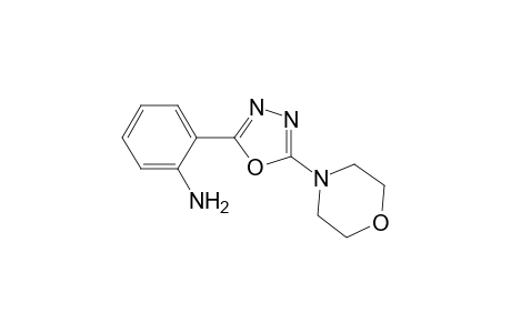 2-[5-(4-Morpholinyl)-1,3,4-oxadiazol-2-yl]aniline