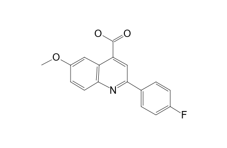 2-[p-Fluorophenyl]-6-methoxycinchoninic acid