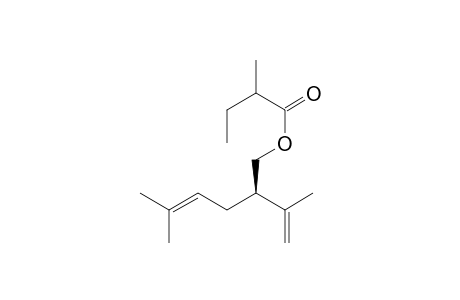 Lavandulyl <2-methyl-> butyrate