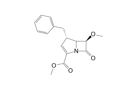 4.alpha.-Benzyl-6.beta.-methoxy-7-oxo-1-azabicyclo[3.2.0]hept-2-en-2-carboxylic acid methyl ester