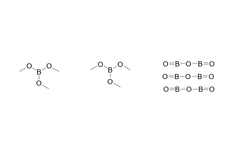 boric acid, trimethyl ester, compound with boron oxide (2:3)