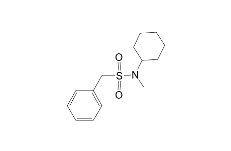 N-cyclohexyl-N-methylphenylmethanesulfonamide