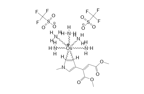 [4,5-ETA(2)-[OS(NH3)5]-3-(1,2-DICARBOMETHOXYETHENYL)-1-METHYLPYRROLE]-(OTF)2