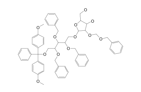 2,3,4-TRI-O-BENZYL-1-O-[2-O-(BENZYLOXY-METHYL)-BETA-D-RIBOFURANOSYL]-5-O-(4,4'-DIMETHOXY-TRITYL)-D-RIBITOL