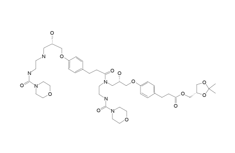 #2A-ROTAMER;[(4S)-2,2-DIMETHYL-1,3-DIOXOLAN-4-YL]-METHYL-3-[4-[(2S)-2-HYDROXY-3-[3-[4-[(2S)-2-HYDROXY-3-[[2-[[(MORPHOLIN-4-YL)-CARBONYL]-AMINO]-ETHYL]-AMINO]-P