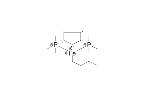 Iron, butyl(.eta.5-2,4-cyclopentadien-1-yl)bis(trimethylphosphine)-